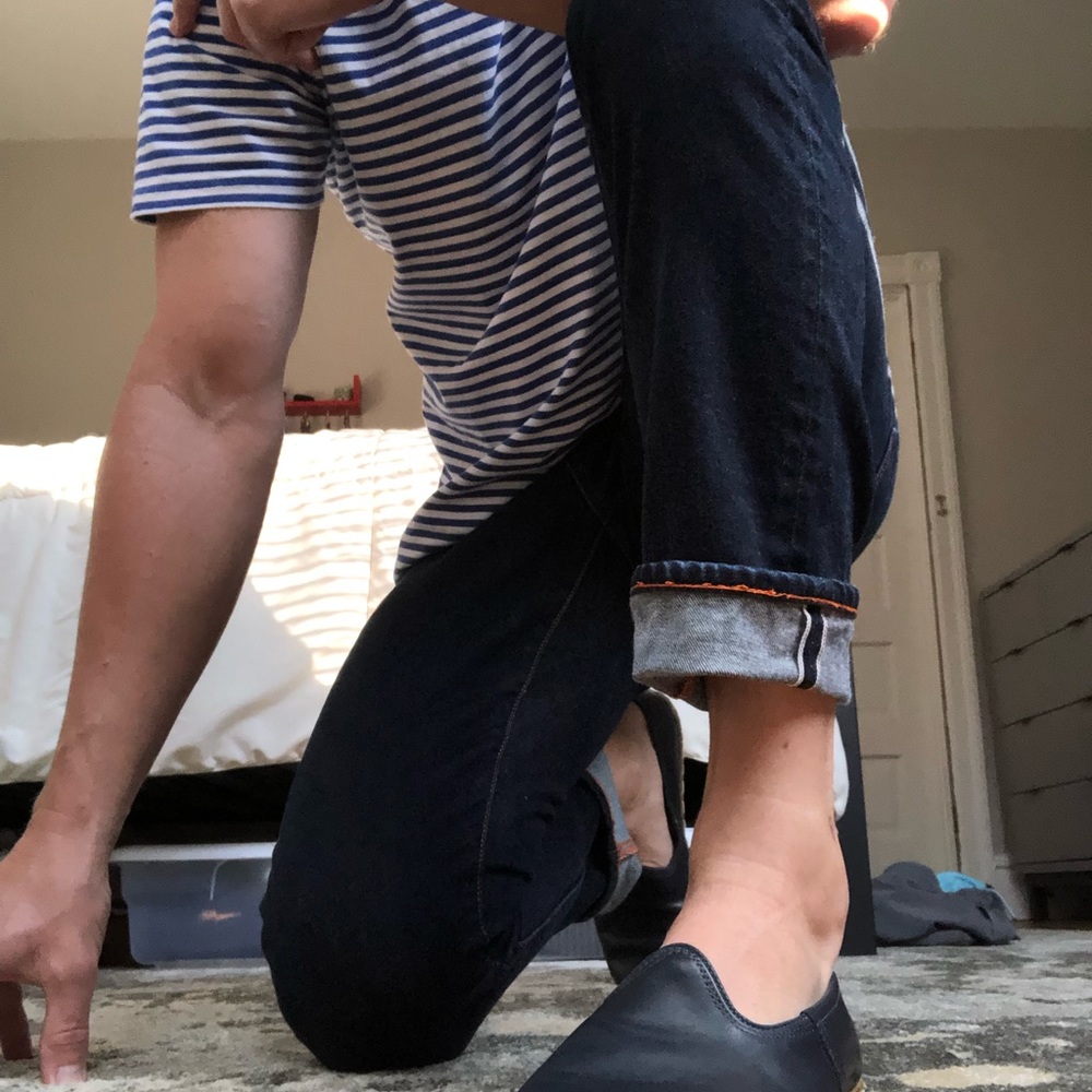 Jean Shop NYC Slim fit selvedge JIM jeans.